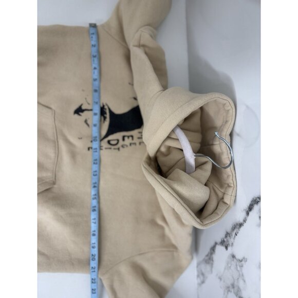 Named Collective Anime Girl Beige Cotton Hoodie Anime Sz S Rare - Picture 7 of 10